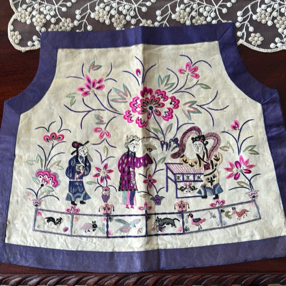 Embroidered Silk Piece